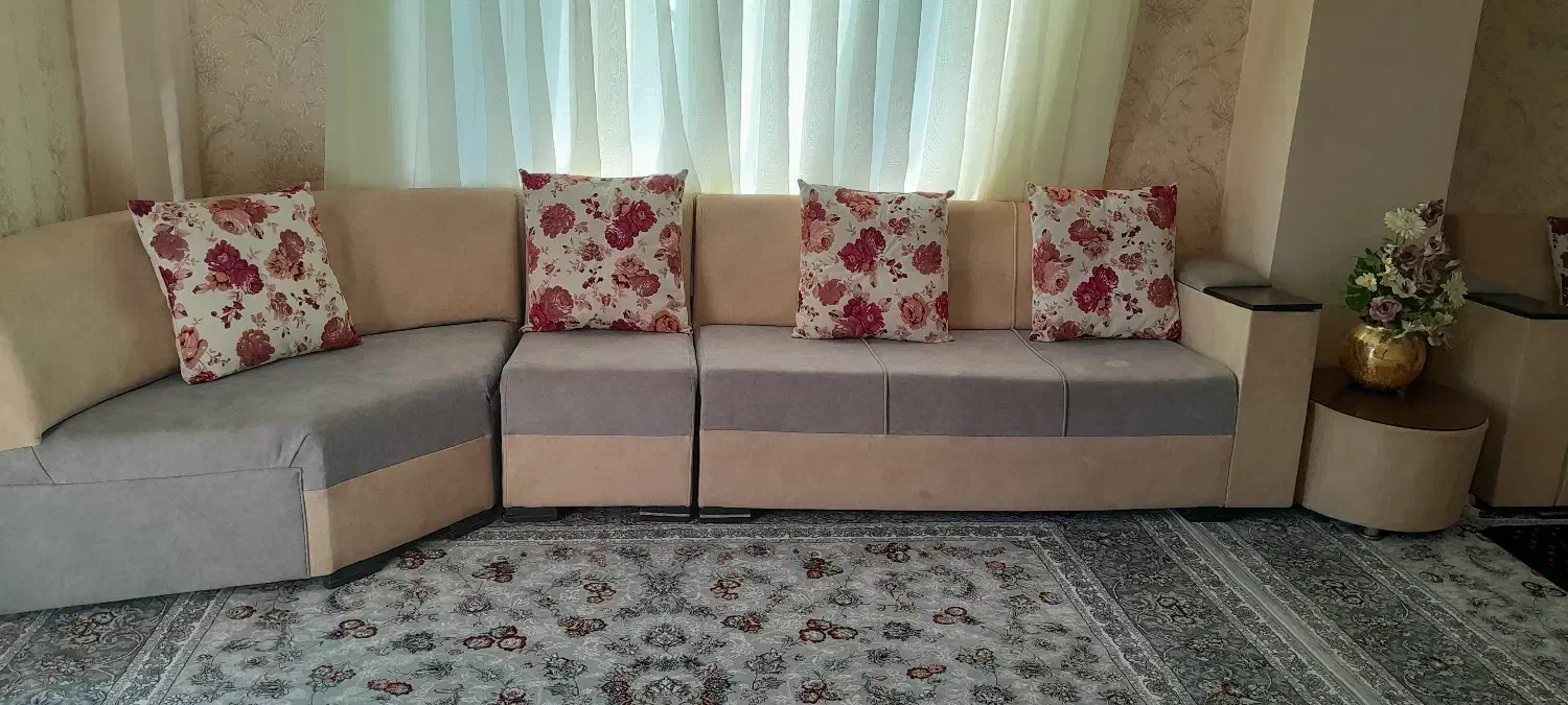 مبل ۹ نفره کار کرده|مبلمان خانگی و میز عسلی|سنندج, |دیوار