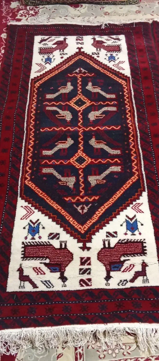 قالیچه دست بافت نو|فرش|بیرجند, |دیوار