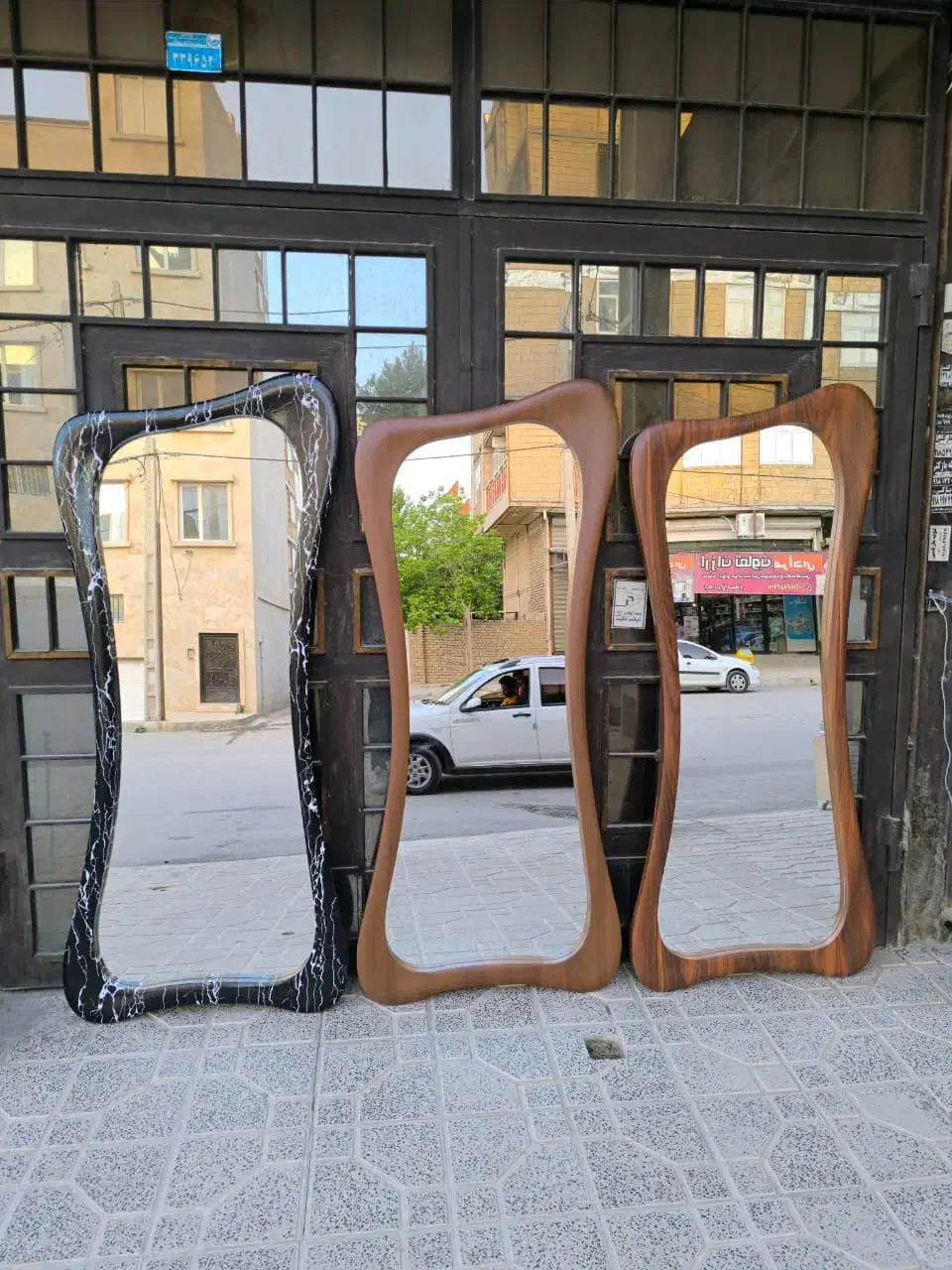 تولید و فروش انواع آینه به قیمت تولیدی حراج واقعی|آینه|اصفهان, رهنان|دیوار