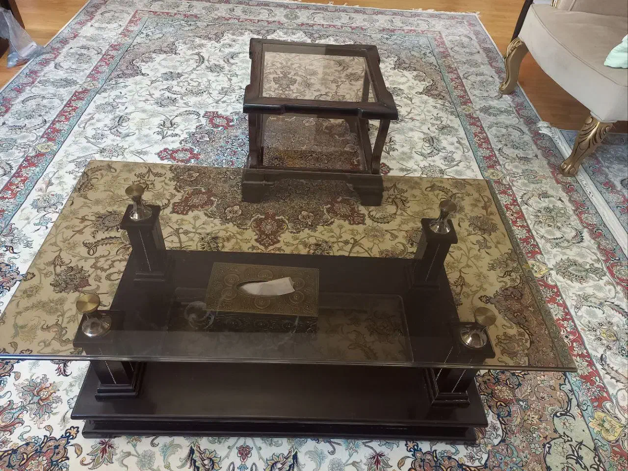 میز جلو مبلی و عسلی شیشه ای|مبلمان خانگی و میز عسلی|تبریز, |دیوار