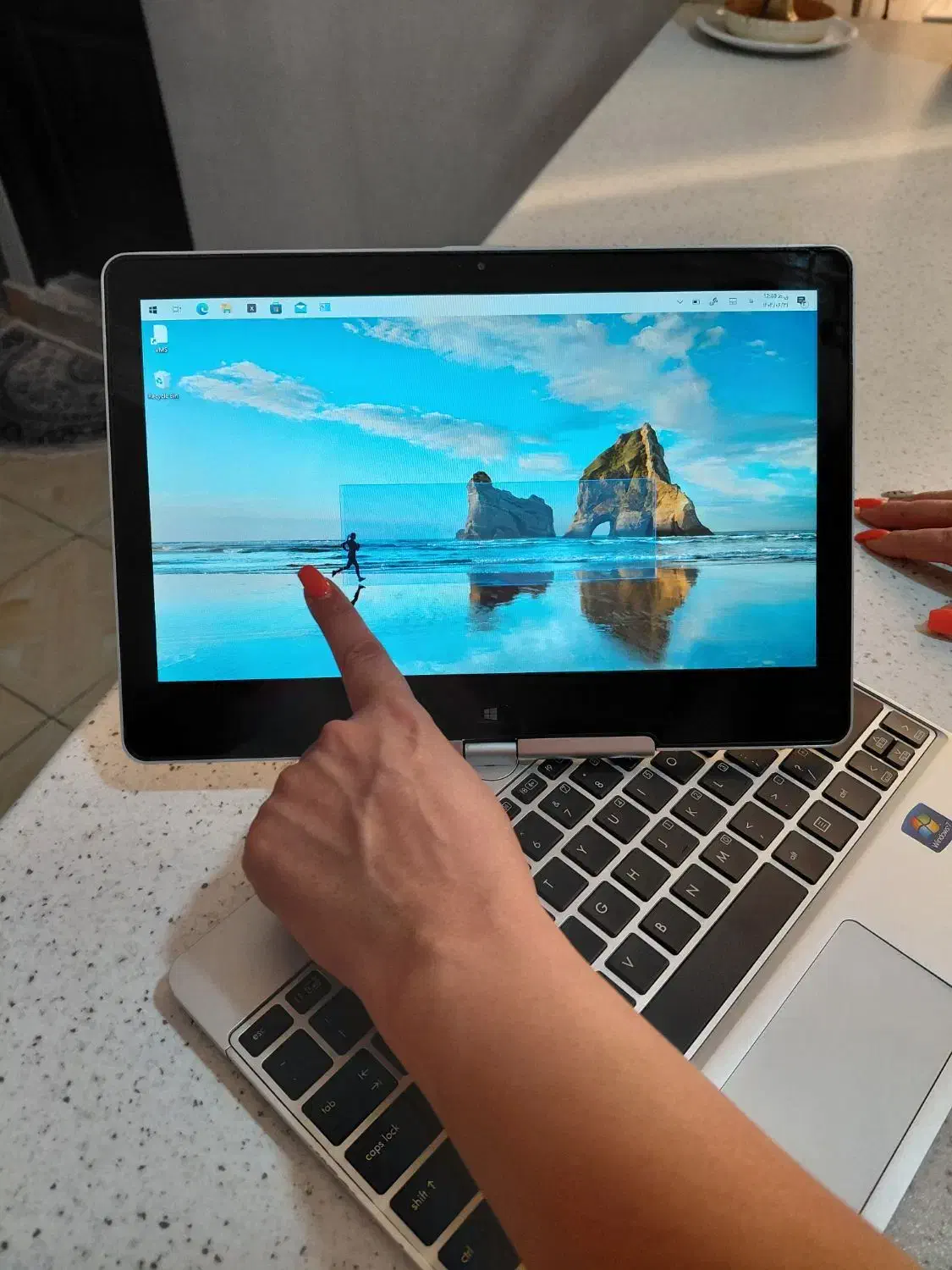 لبت تاب hp صفحه لمسی در حد|رایانه همراه|فردیس, شهرک هفده شهریور|دیوار