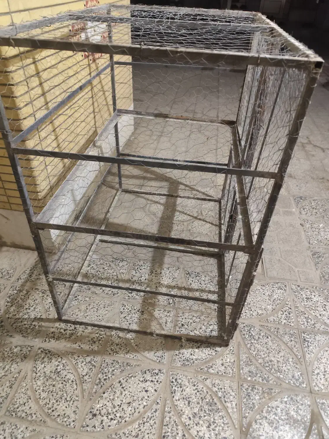 قفس آهنی بزرگ|لوازم جانبی حیوانات|مبارکه, |دیوار