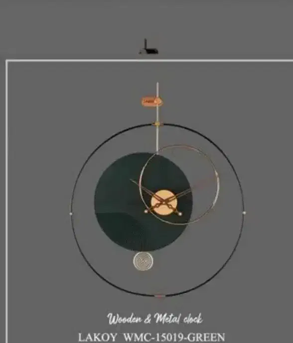 ساعت دیواری سبز مطابق عکس|ساعت دیواری و تزئینی|کرج, گوهردشت|دیوار