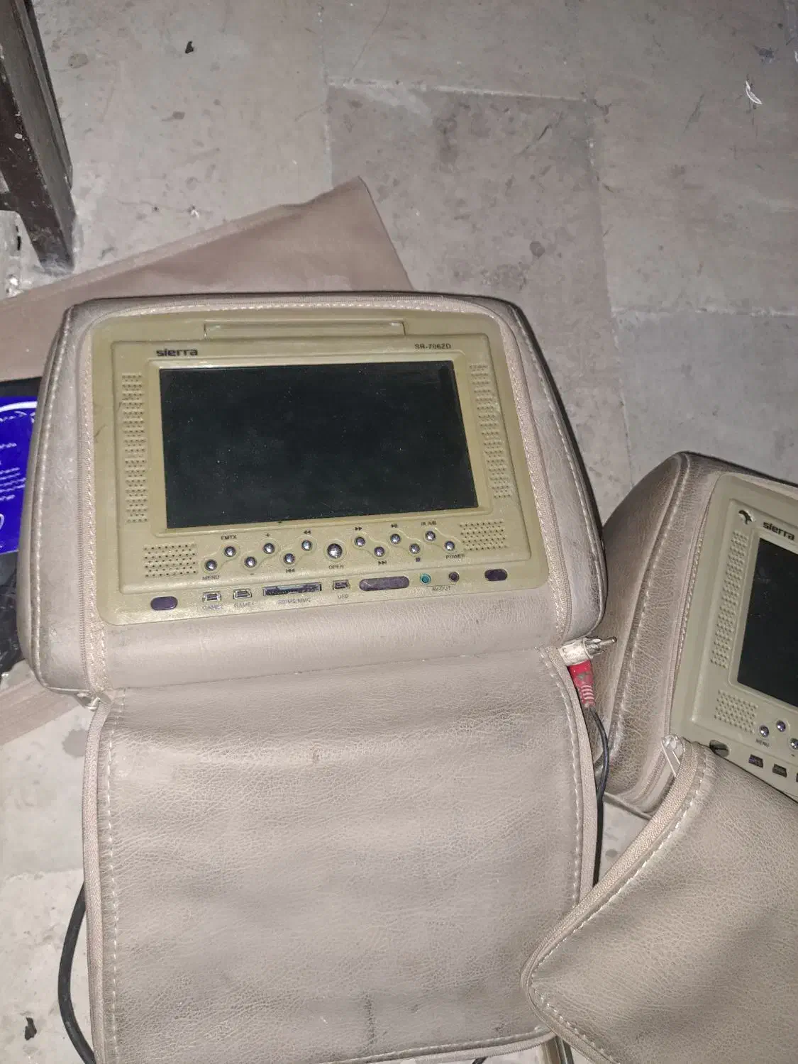 ظبط سونی  و مانیتور پشت صندلی و جک ماشین|قطعات یدکی و لوازم جانبی|پردیس, فاز ۸|دیوار