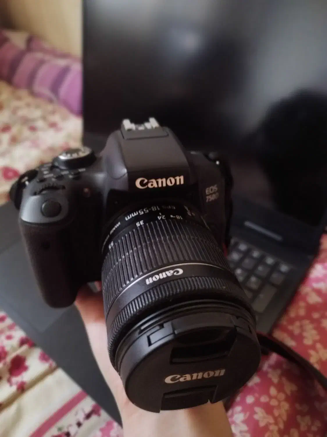 دوربین کنون 750D به همراه دولنز ۵۵-۱۸ و ۱۳۵-۱۸|دوربین عکاسی و فیلم‌برداری|لاهیجان, رجایی|دیوار