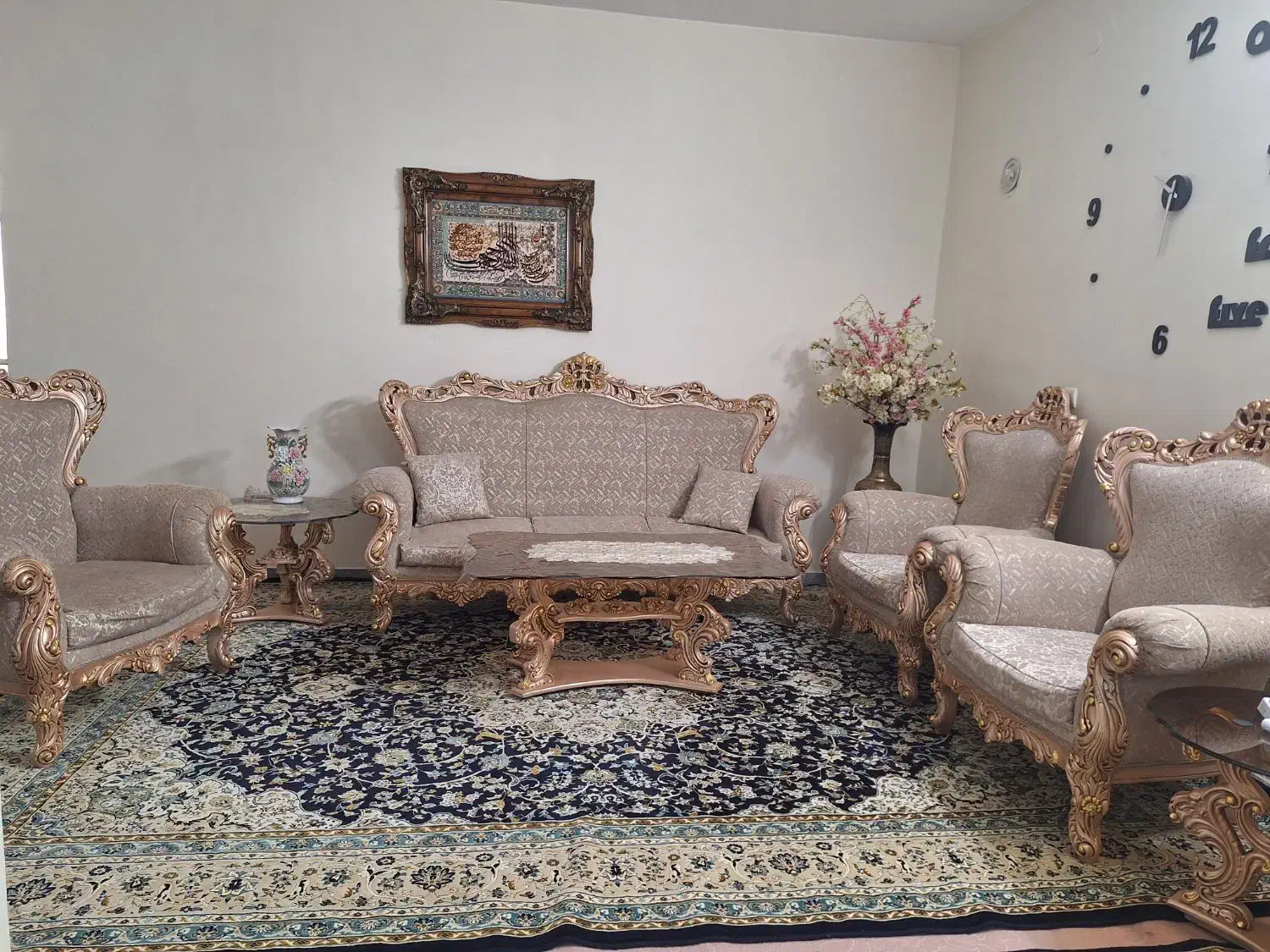 مبل استیل|مبلمان خانگی و میز عسلی|آشتیان, |دیوار