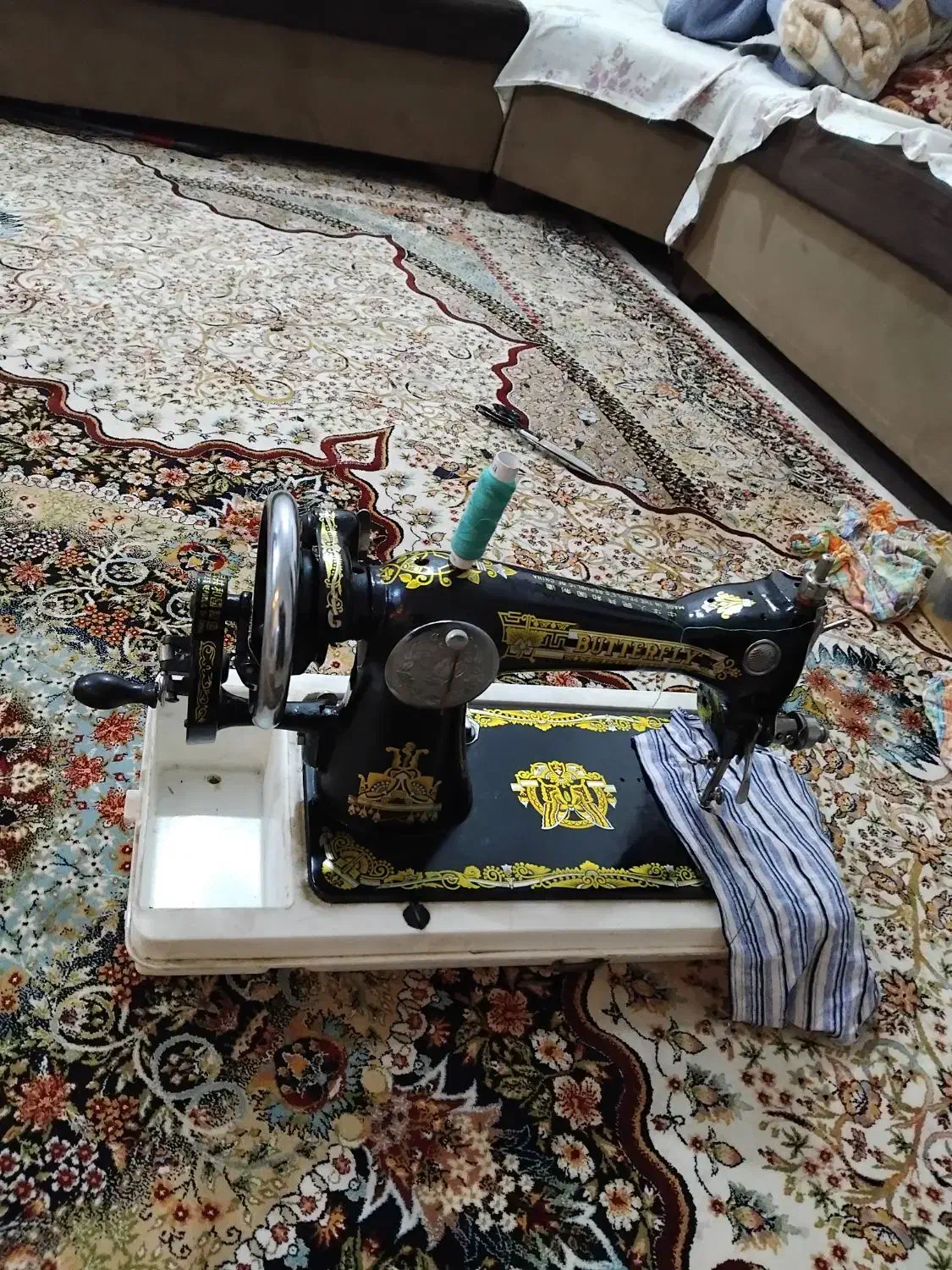 چرخ خیاطی پروانه نشان|چرخ خیاطی و ریسندگی|اهواز, کوی مهدیس|دیوار