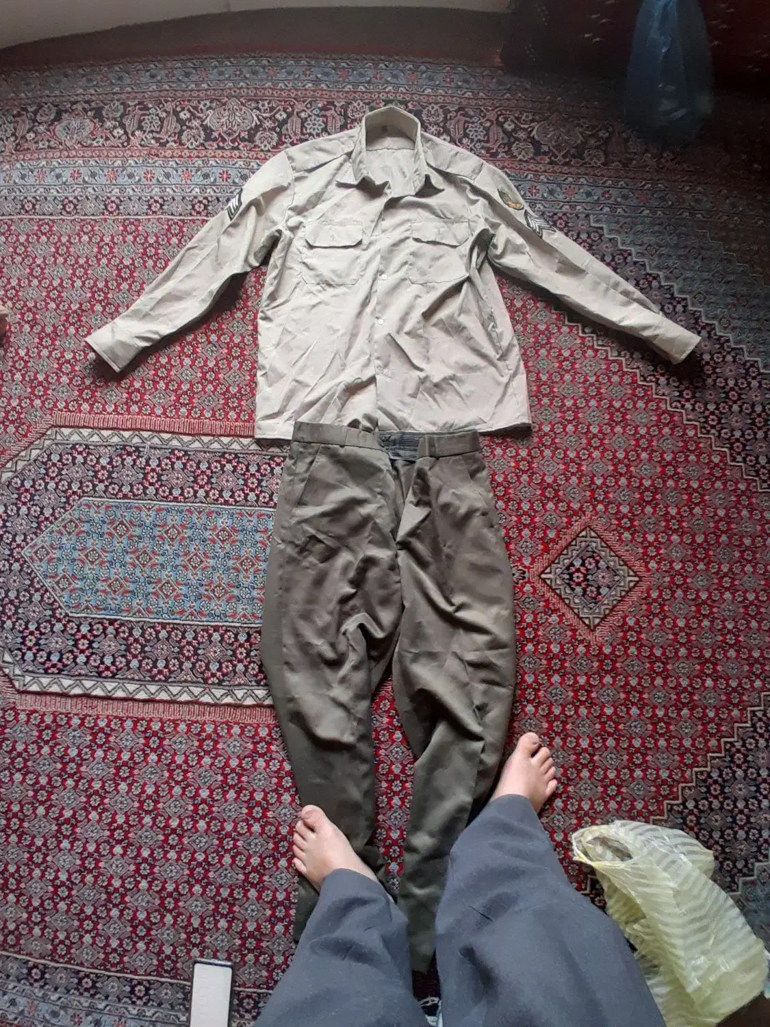 لباس نظامی ارتشی سایز۴۲|لباس|کرمانشاه, |دیوار