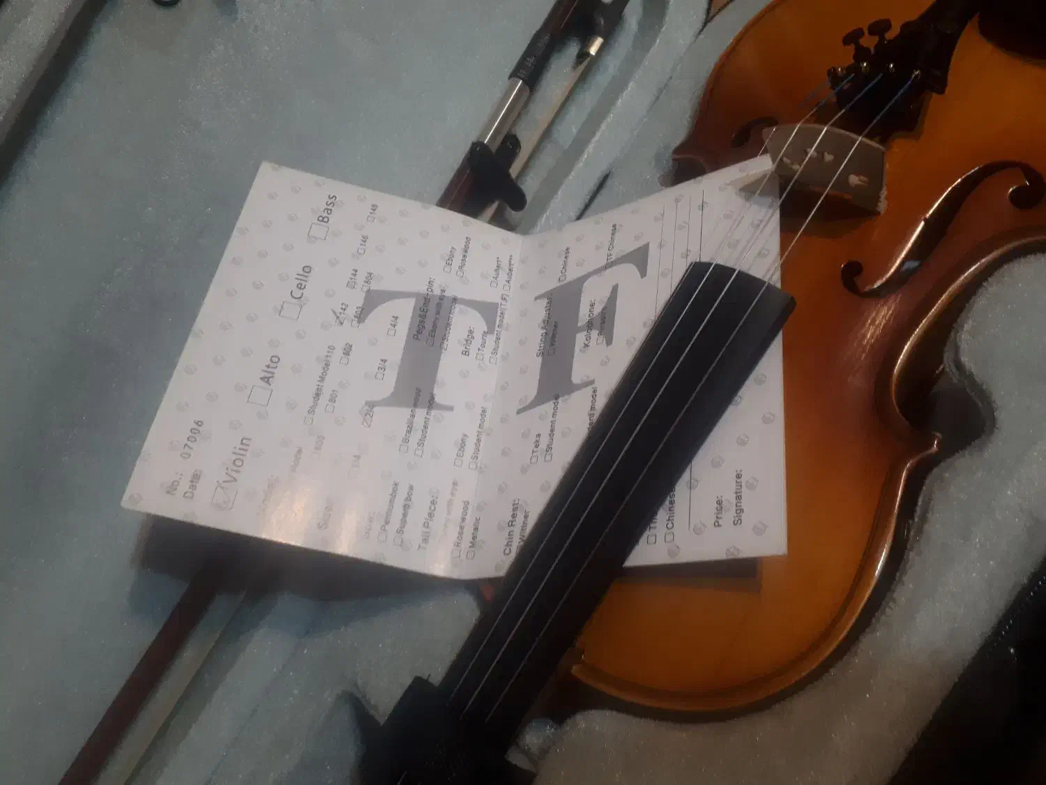 ویولن،تی اف ۱۴۲ tf 142سایز ۱/۲ اصل اصل|ویولن|تهران, خواجه نظام الملک|دیوار
