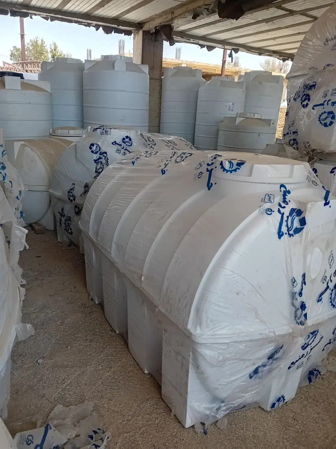 شهر تانکر پلی اتیلن ۱۵۰۰ لیتری افقی مخزن آب|مصالح و تجهیزات ساختمان|کرج, کمال‌شهر|دیوار