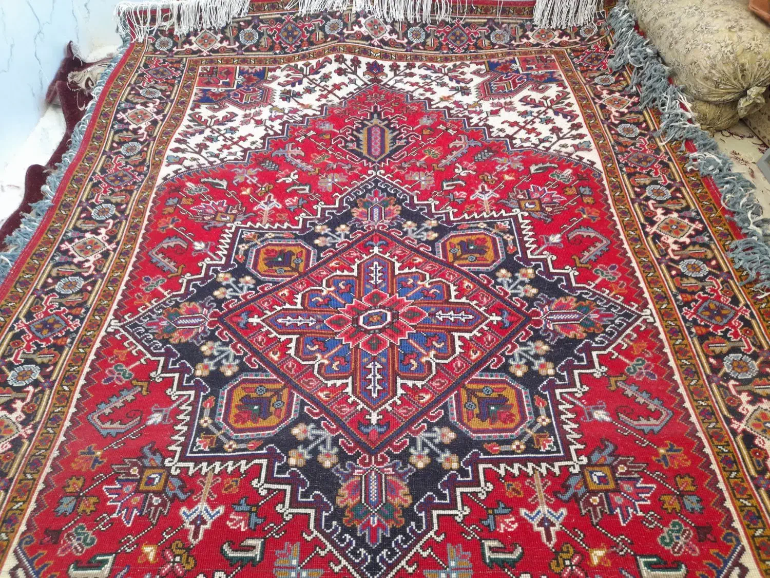 فرش دستبافت پشمی ۶ متری تبریز|فرش|قم, شهرک فاطمیه|دیوار