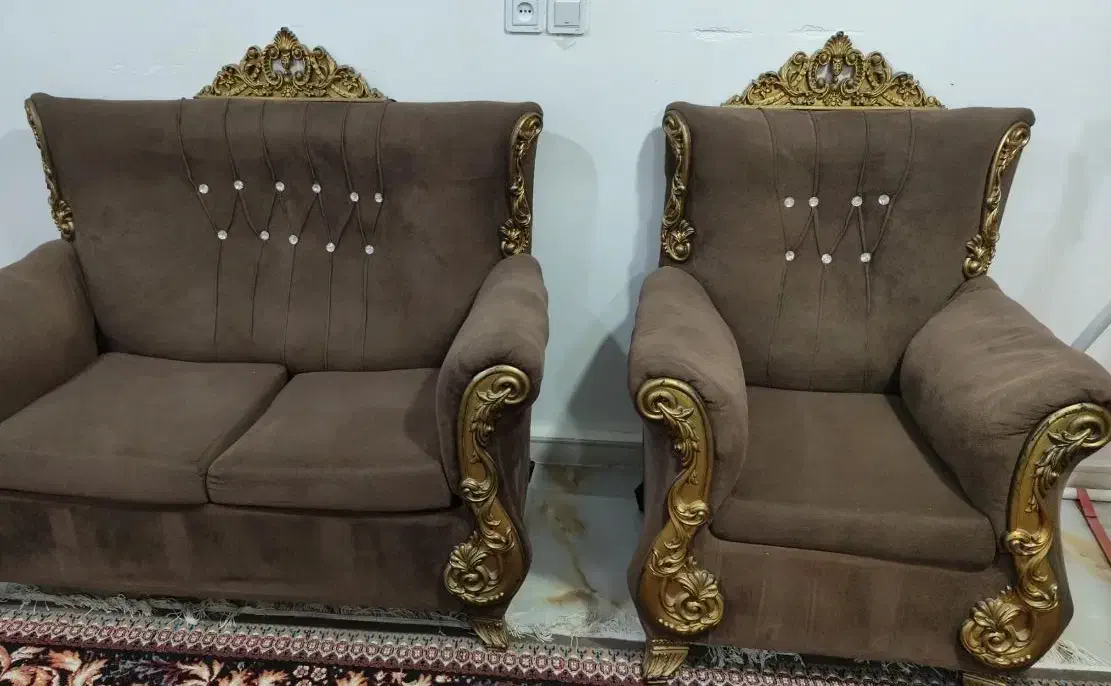مبل سلطنتی|مبلمان خانگی و میز عسلی|قشم, |دیوار