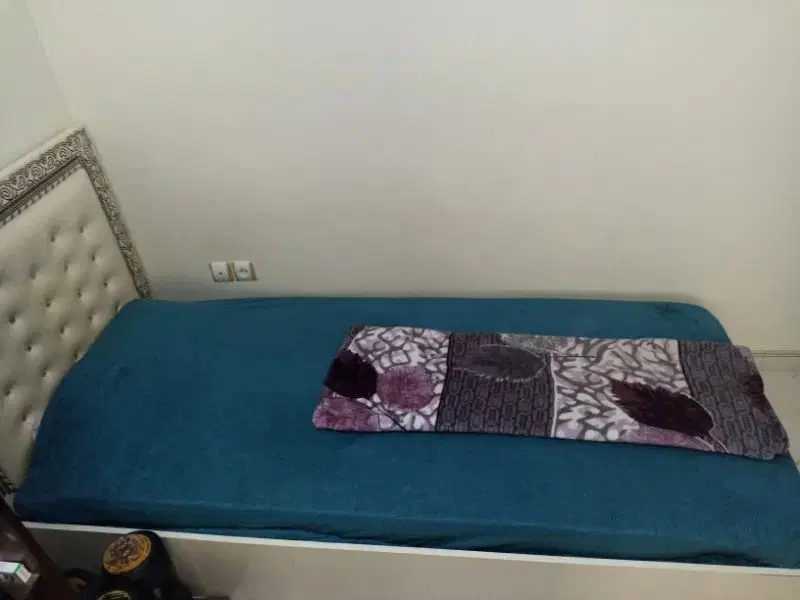 دو عدد تختخواب یکنفره ام دی اف بزرگسال|تخت و سرویس خواب|تهران, آبشار تهران (دریاچه)|دیوار