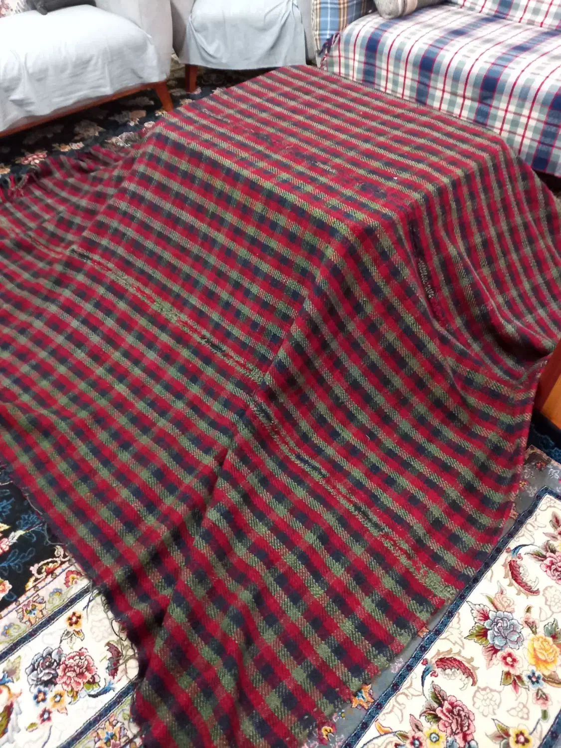 جاجیم۹متری دست بافت|گلیم، جاجیم، گبه|قزوین, |دیوار