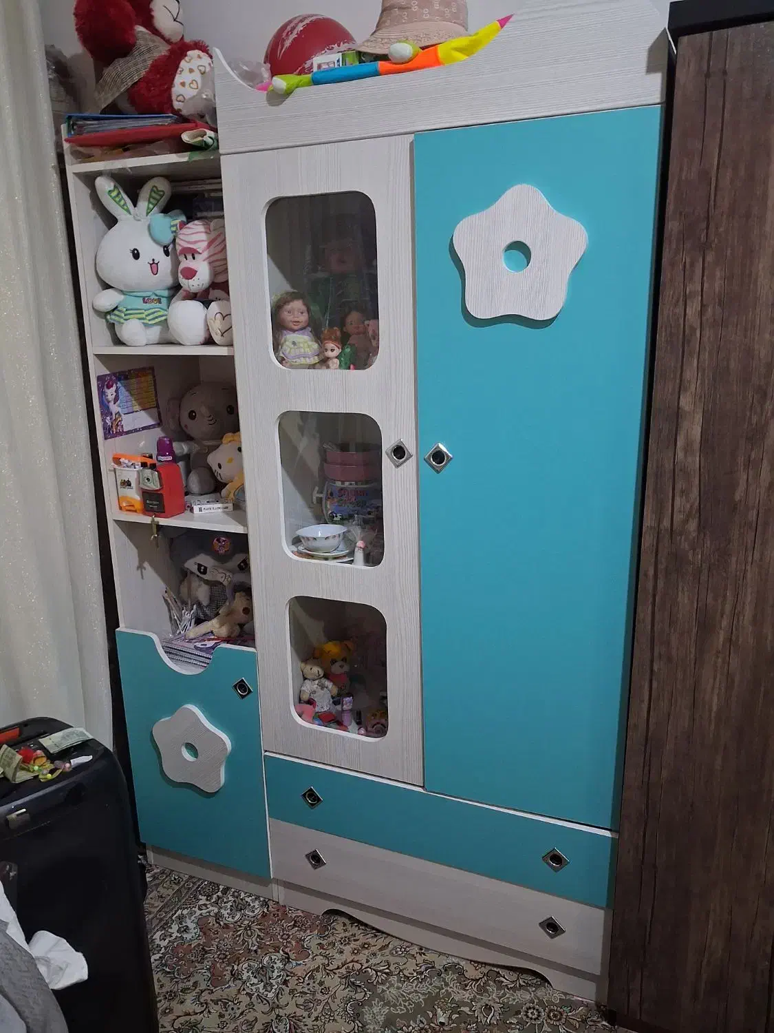 کمد لباس و کتابخانه کودک|جاکفشی، کمد، دراور|خاوران, |دیوار