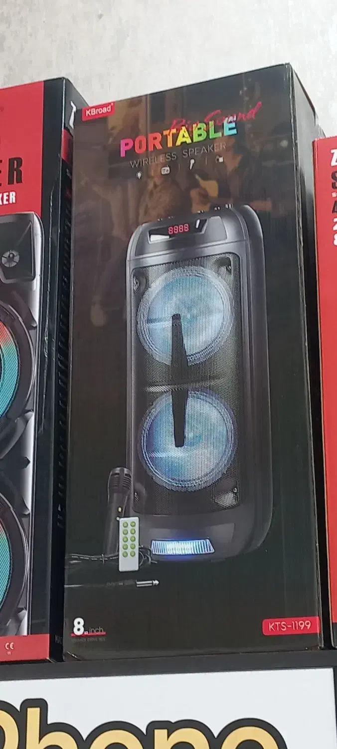 اسپیکر شارژی و برق مستقیم kts1199|پخش‌کننده همراه|دزفول, |دیوار
