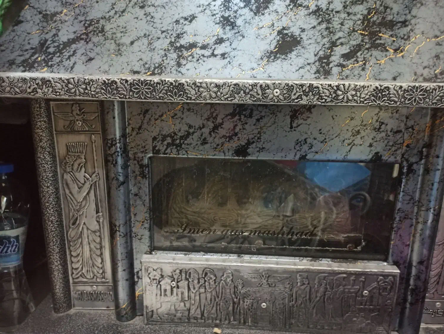 بخاری شومینه ای  نو|بخاری، هیتر، شومینه|ایلام, |دیوار