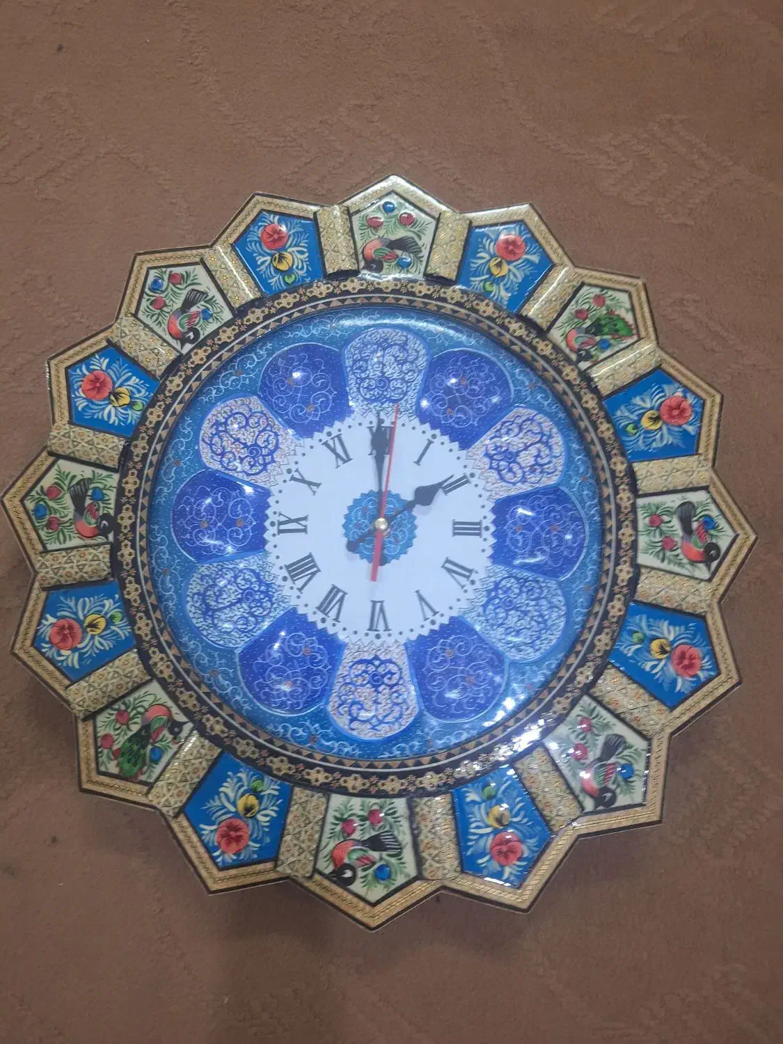 صنایع دستی میناکاری|ساعت دیواری و تزئینی|سبزوار, قصبه اب یمین|دیوار