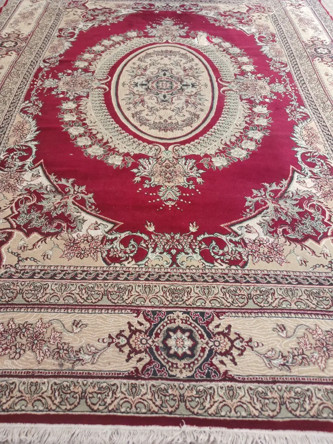 فرش مناسب باغ.کارگاه و کافه|فرش|لنجان, |دیوار