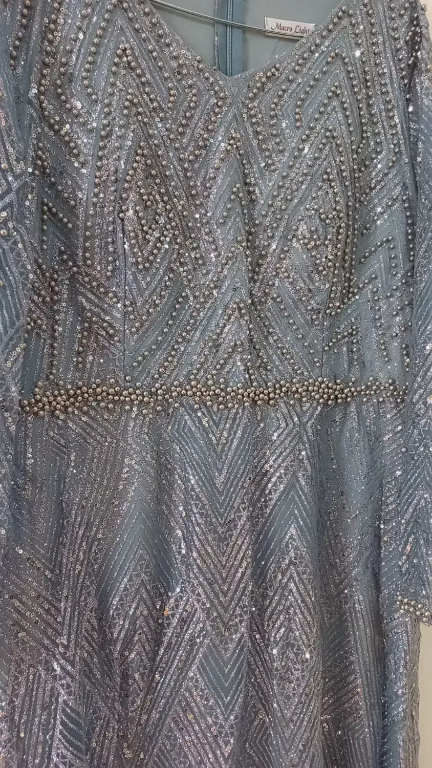 پیراهن مجلسی کار شده|لباس|رشت, نامجو|دیوار