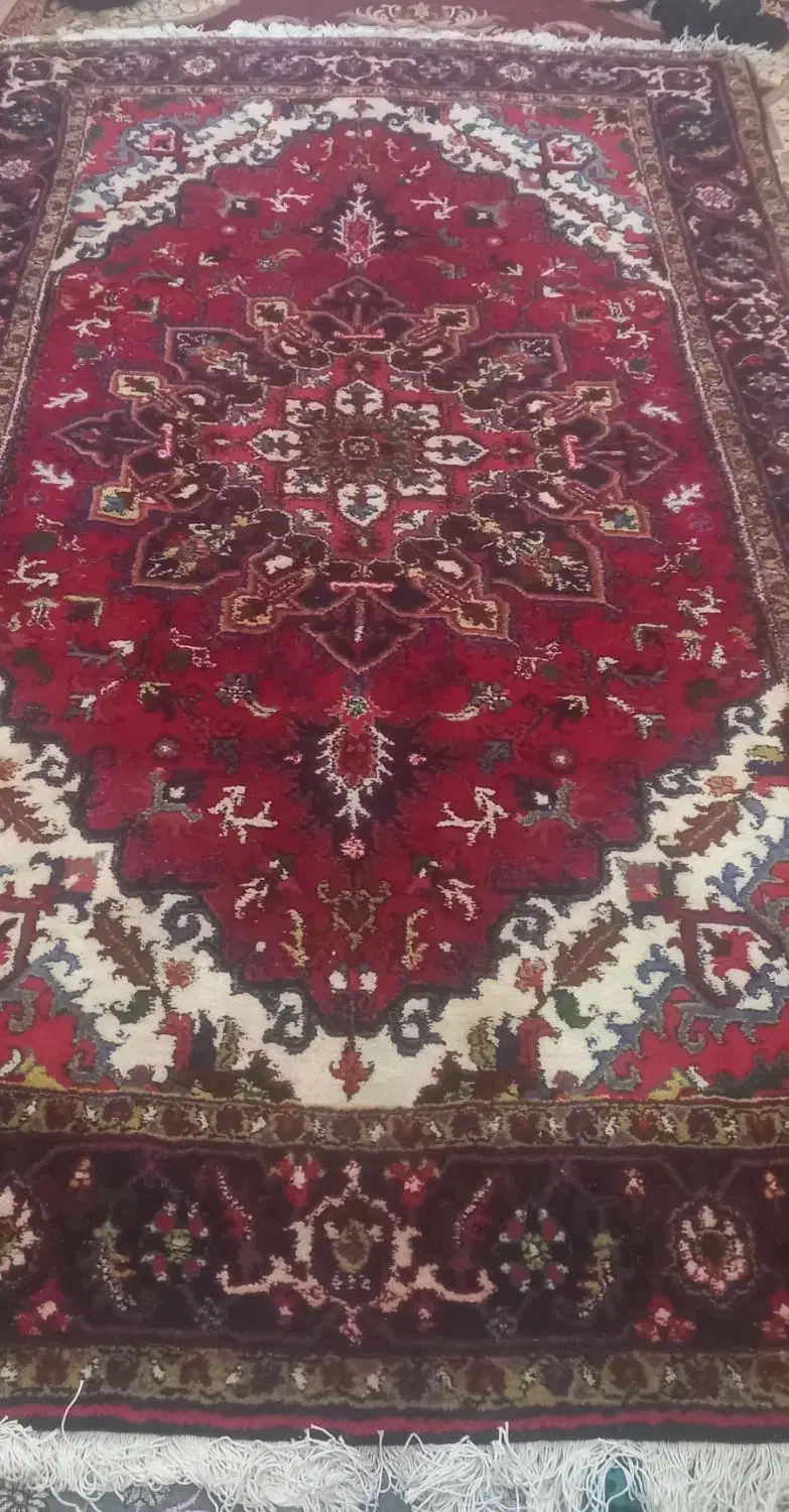 فرش دستباف هریس نونو هست تاز از دار آوردم پایین|فرش|قرچک, مهدیه|دیوار