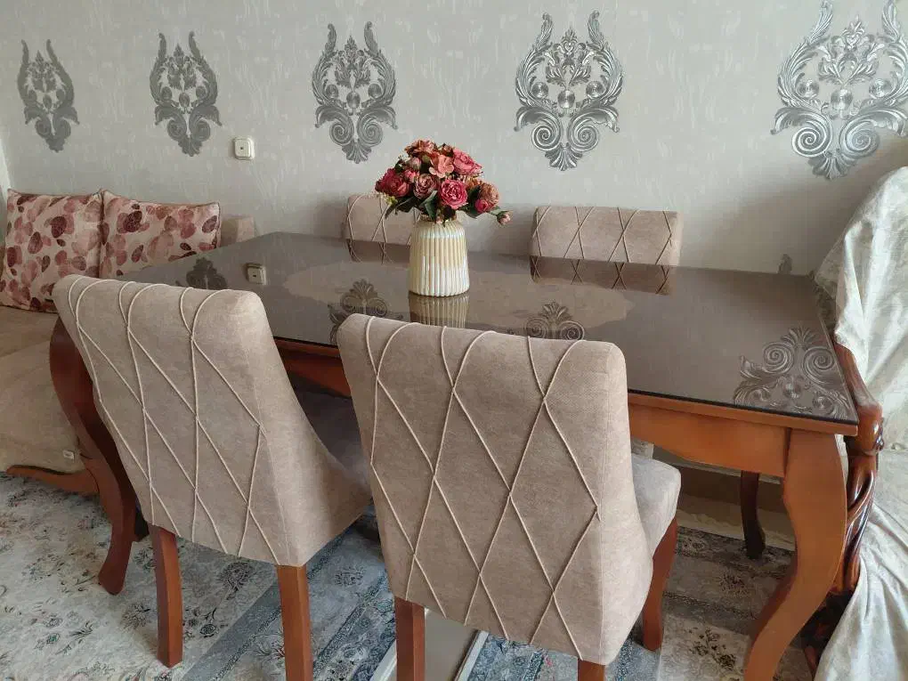 میز ناهار خوری ۶ نفره|میز و صندلی غذاخوری|تهران, مینیسیتی (شهرک نفت)|دیوار