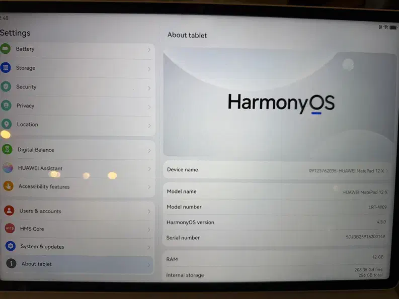 Huawei MatePad 12X|تبلت|تهران, امانیه|دیوار