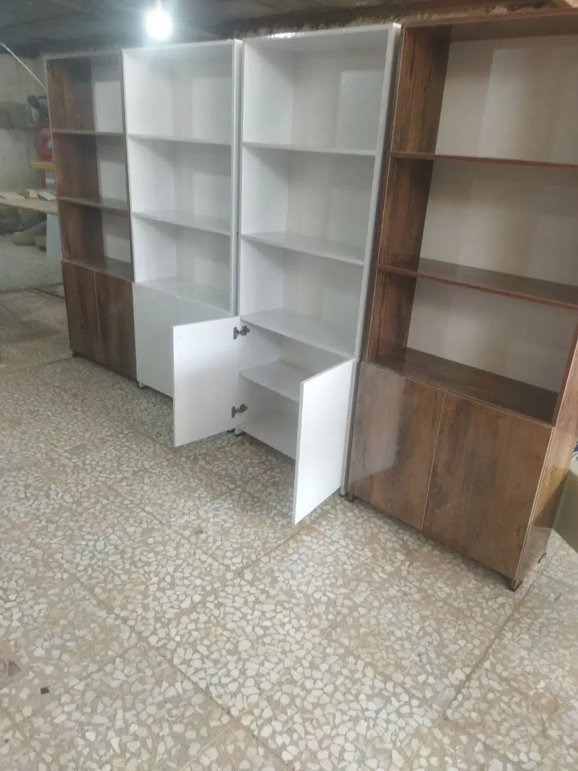 کتابخانه و قفسه|کتابخانه، شلف، قفسه‌های دیواری|اصفهان, محمودآباد|دیوار