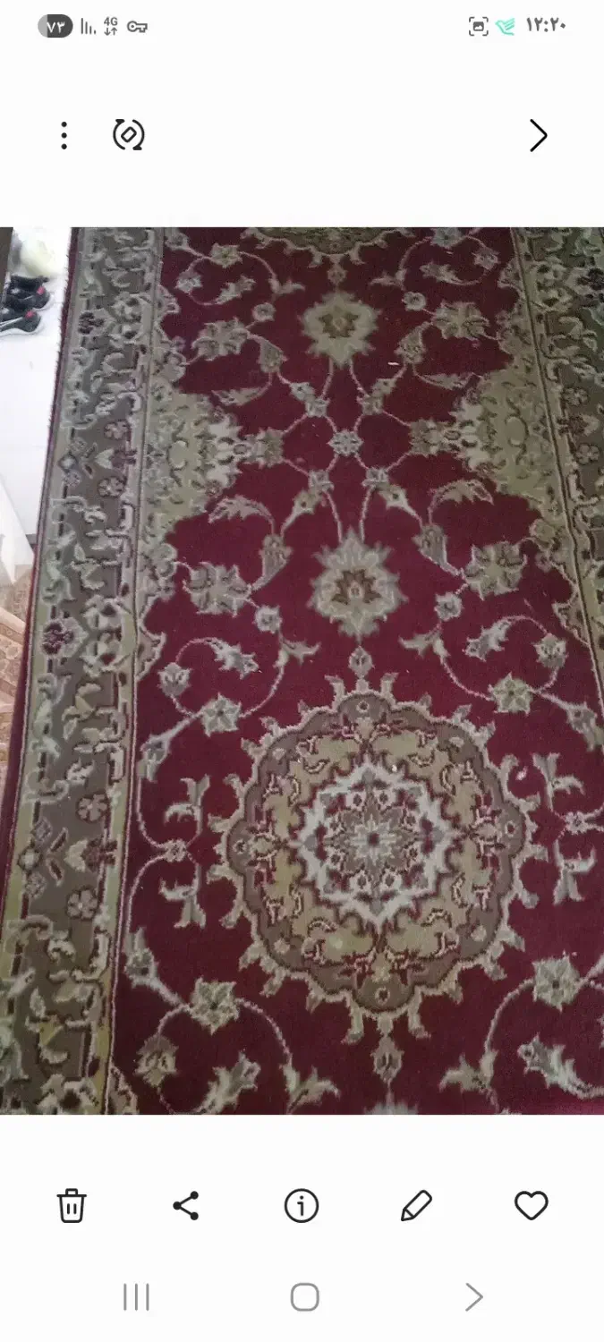 گلیم فرش راه پله|گلیم، جاجیم، گبه|لاهیجان, بوجایه|دیوار