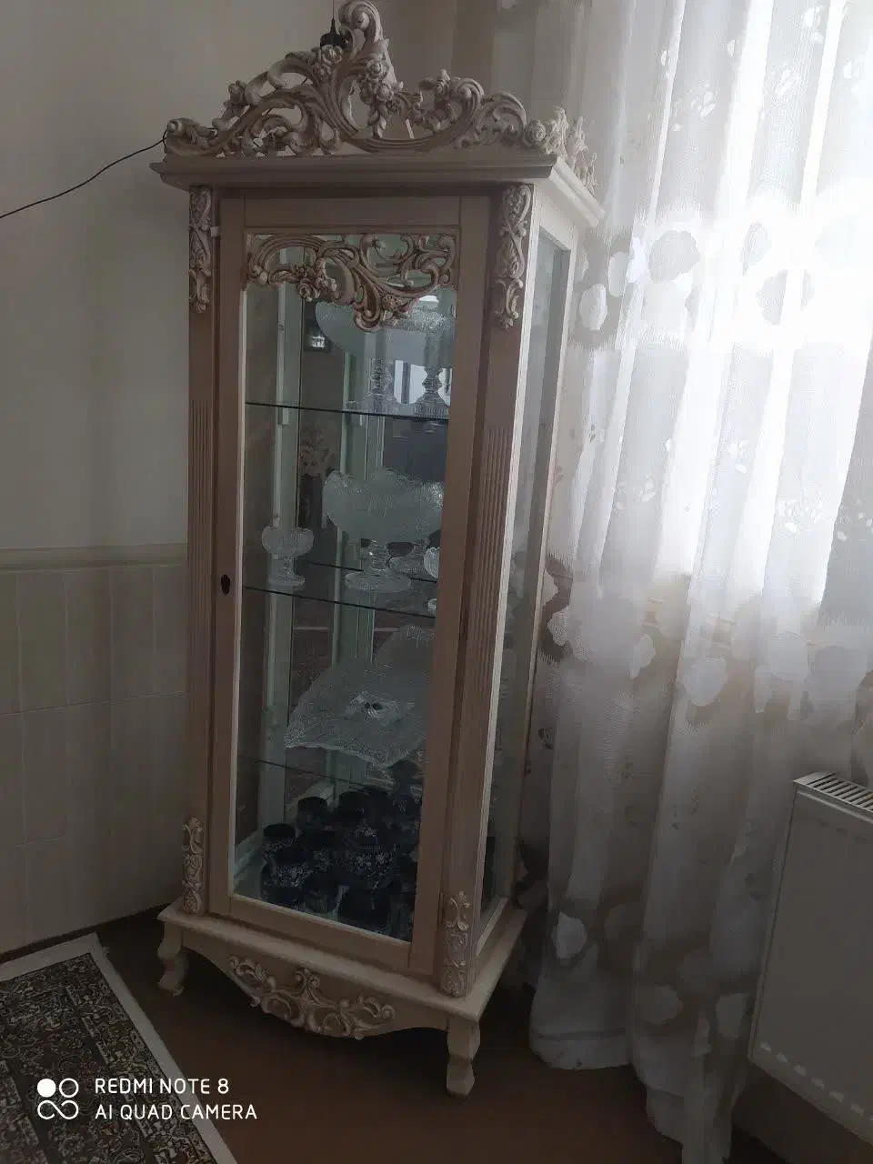 بوفه چوبی وتابلو فرش|بوفه، ویترین، کنسول|زنجان, |دیوار