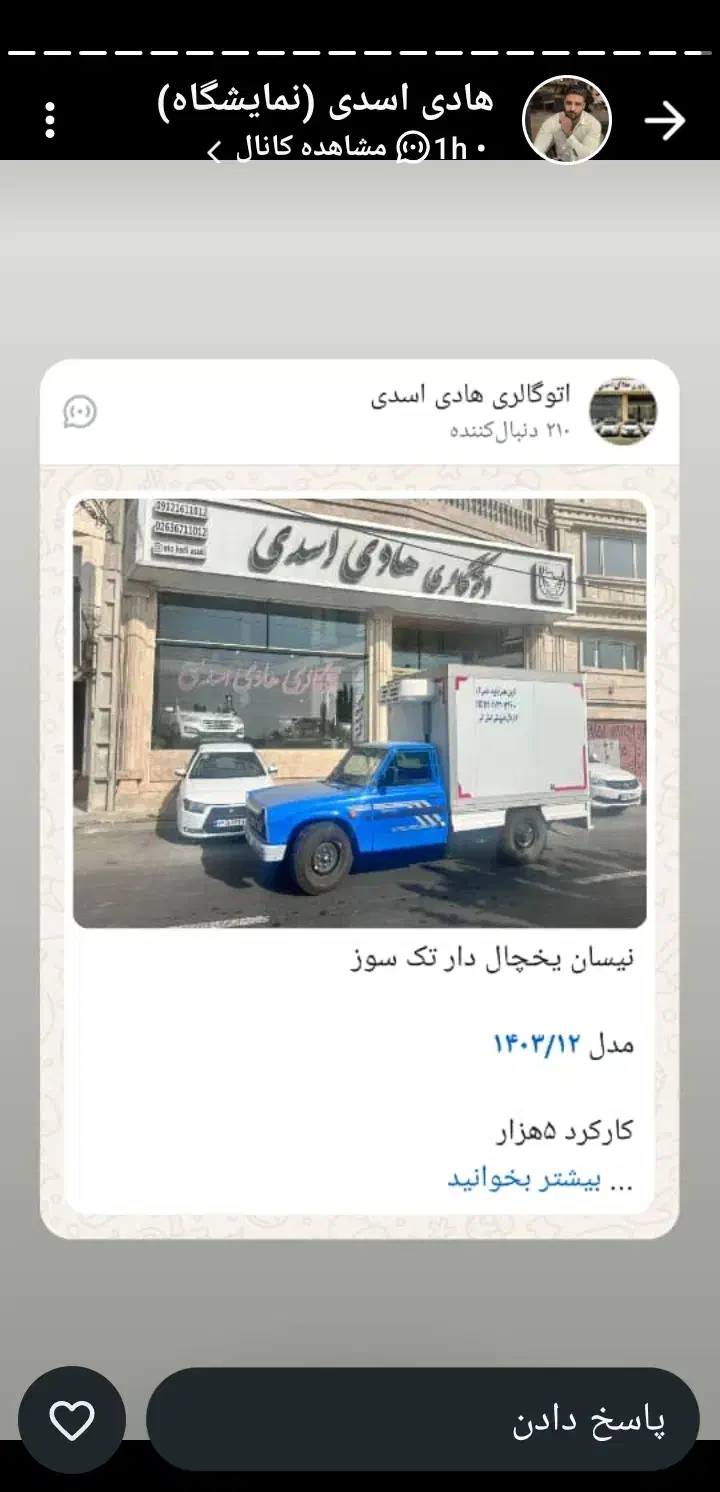 نیسان یخچالدار|خودرو سواری و وانت|مشکین‌دشت, |دیوار