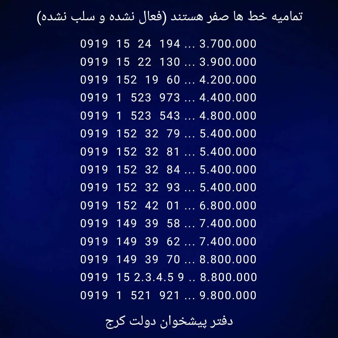 0919.329.29.81|سیمکارت|کرج, برغان|دیوار