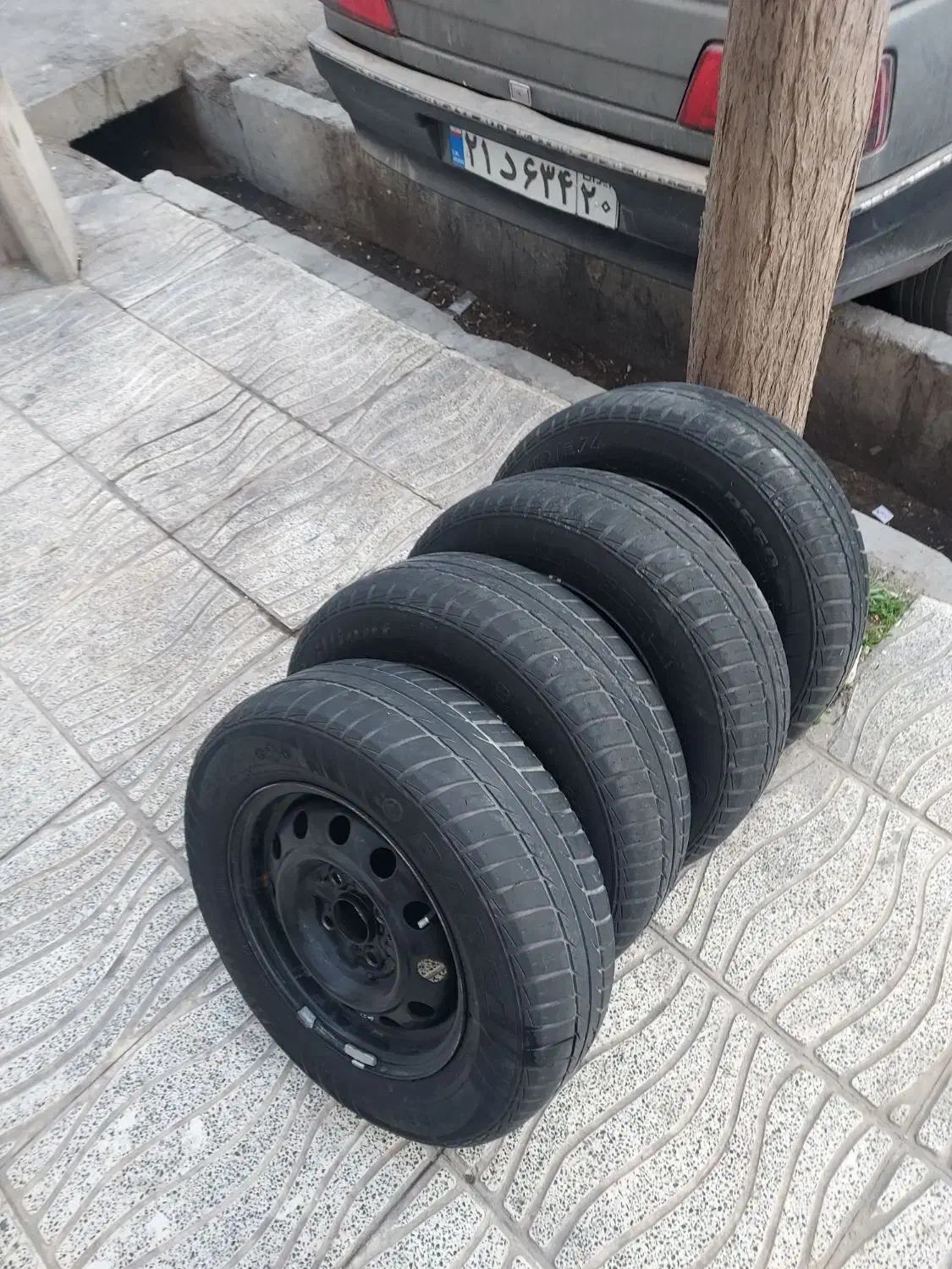 رینگ لاستیک تیبا و لاستیک سایز ۱۵|قطعات یدکی و لوازم جانبی|پاکدشت, پاکدشت (مامازند)|دیوار