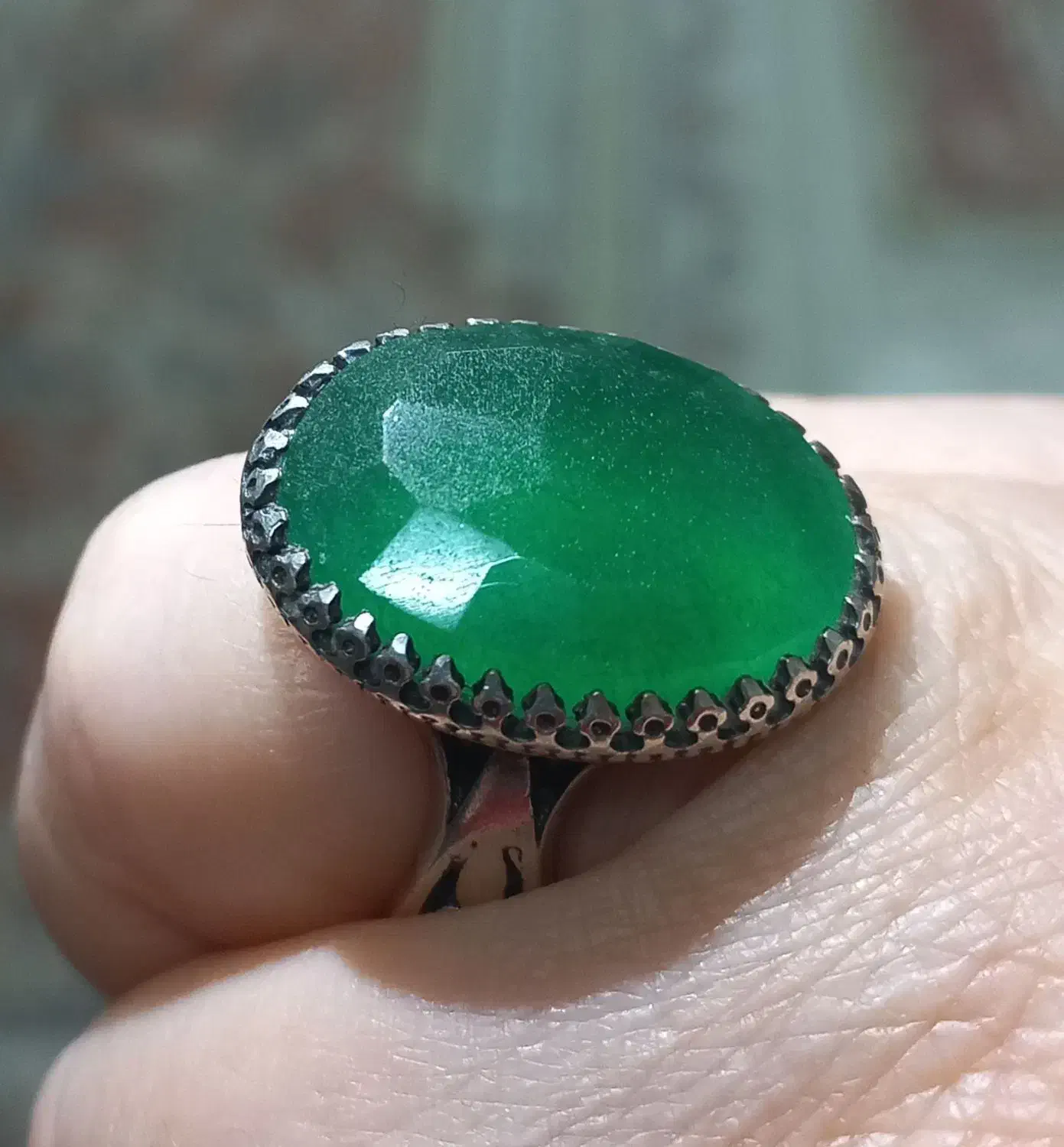 زمرد قدیمی تراش نگین دروشت|جواهرات|مشهد, سناباد|دیوار