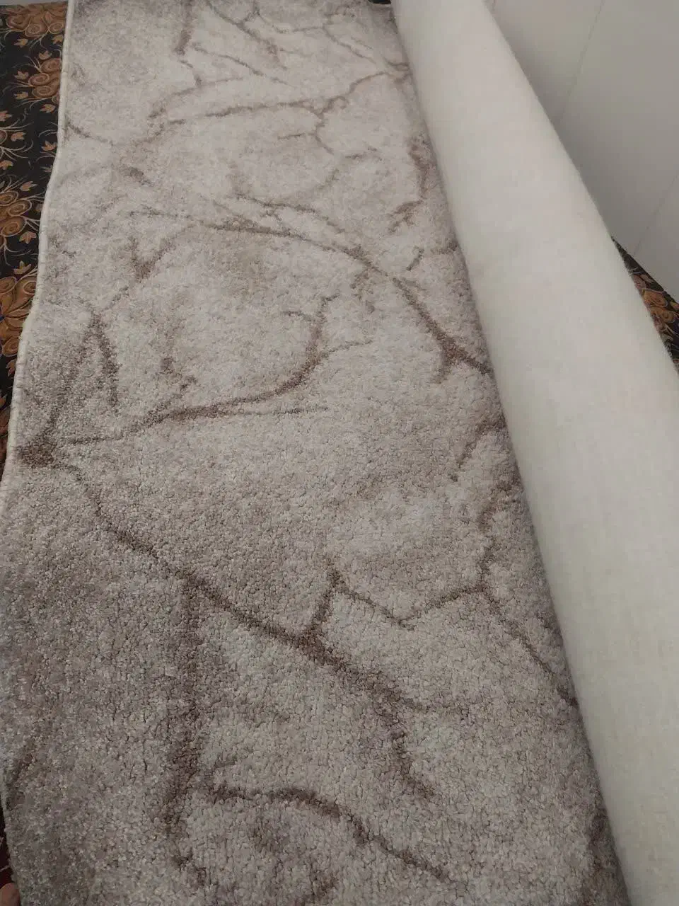 موکت پالاز در حد نو|موکت|قم, نخودی|دیوار