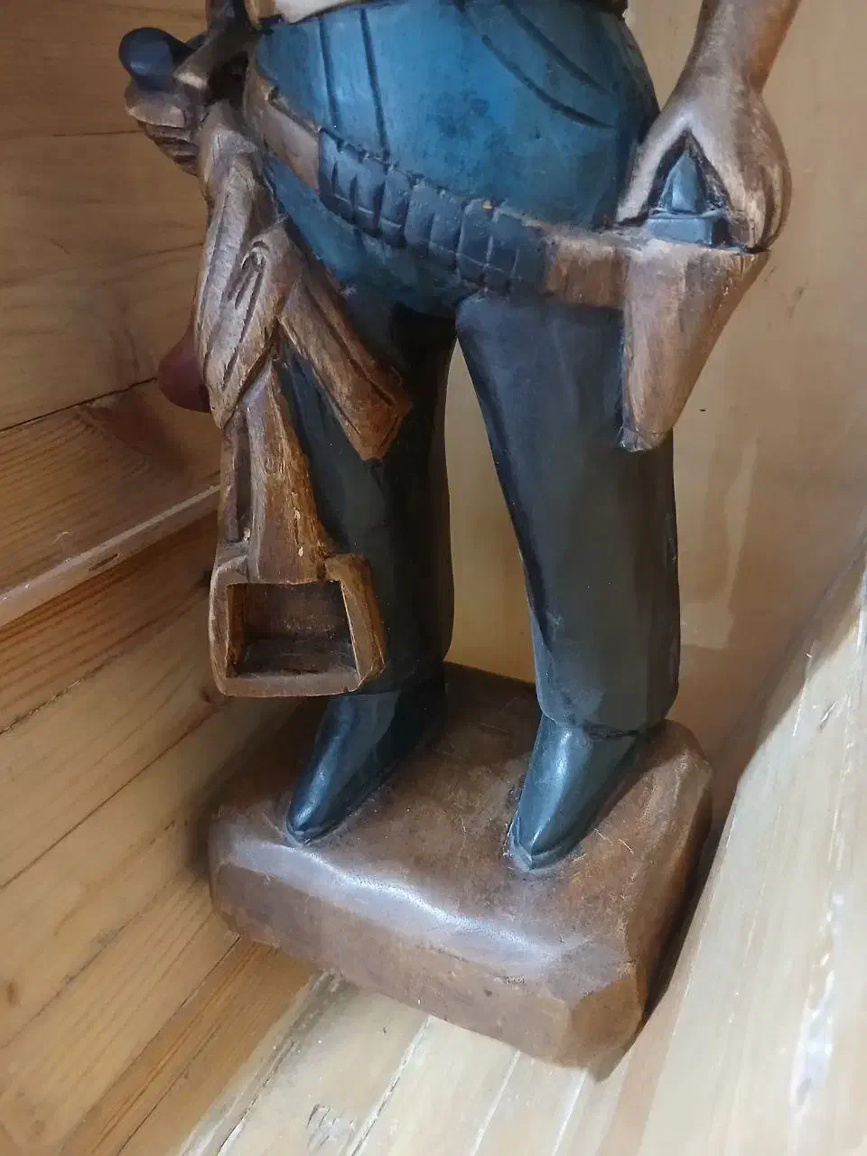 مجسمه چوبی کابوی کلاسیک روح تگزاس|مجسمه، تندیس، ماکت|تهران, نعمتآباد|دیوار