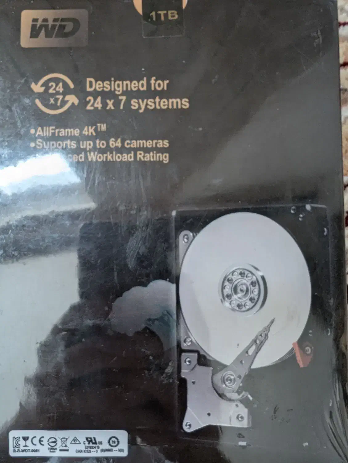 هارد اینترنال وسترن دیجیتال یک ترا بنفش WD10PURZ|قطعات و لوازم جانبی رایانه|پرند, فاز ۴|دیوار