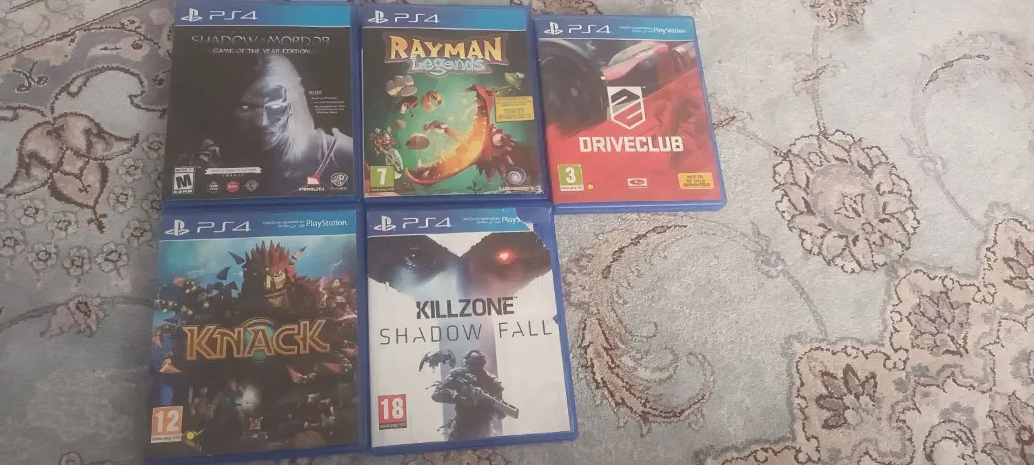 5 عدد بازی ps4|کنسول، بازی ویدئویی و آنلاین|قم, شهرک قدس|دیوار