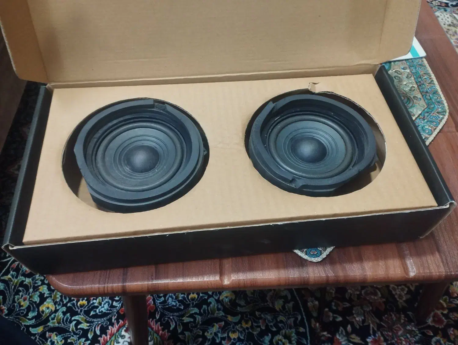 یک جفت بلندگوی فابریک خودروی کوییک|قطعات یدکی و لوازم جانبی|قم, شهرک توانیر|دیوار