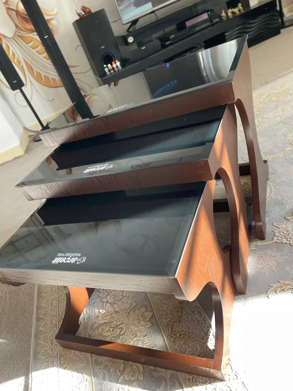 گل میز سه تیکه|میز و صندلی غذاخوری|یاسوج, |دیوار