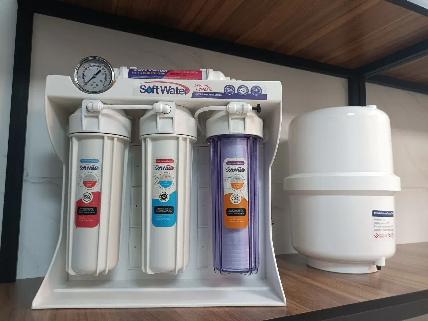 تصفیه آب تایوان درجه یک ۸ مرحله|آبسردکن و تصفیه آب|اشکذر, |دیوار