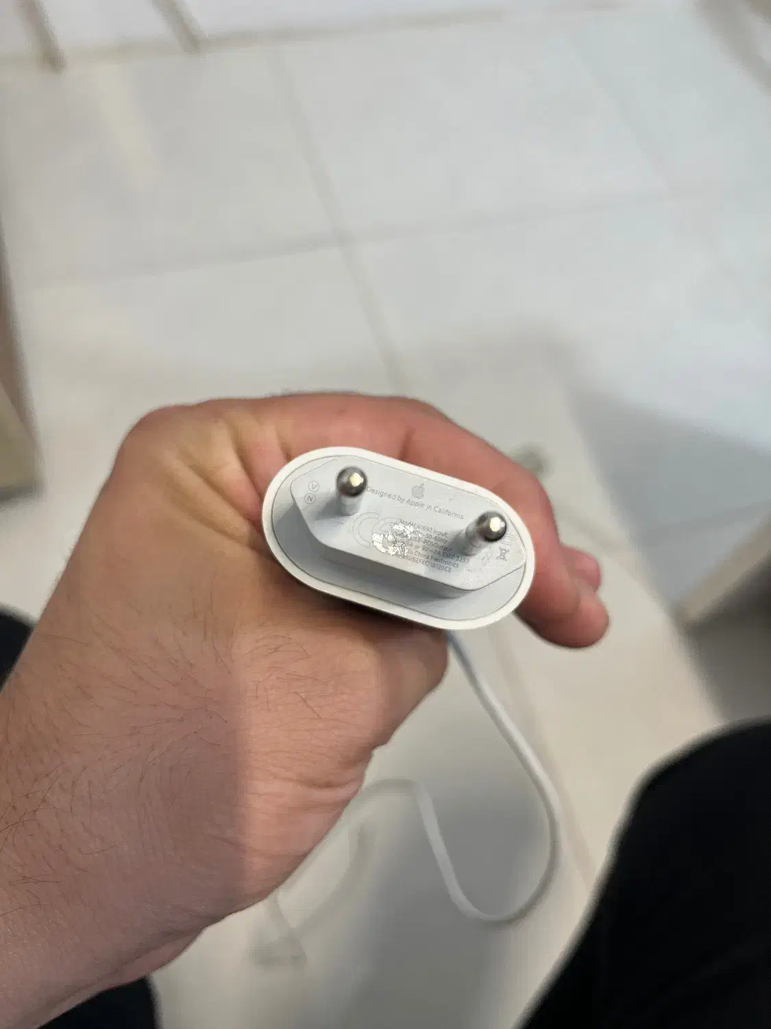 شارژ اصلی آیفون با سیم اصلی|لوازم جانبی موبایل و تبلت|گرگان, |دیوار