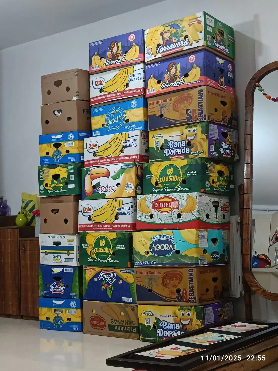 جعبه موز ، کارتن اسباب‌کشی|ابزارآلات|رشت, کوی مهر|دیوار