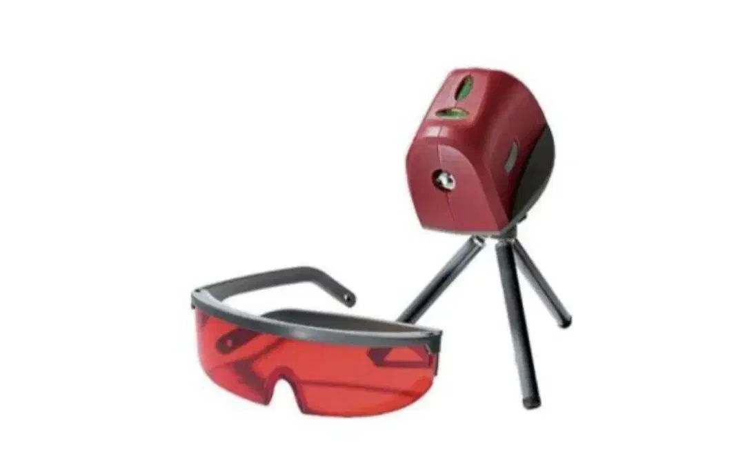 تراز لیزری چیبو آلمان همراه عینک با عینک کنتراست|مصالح و تجهیزات ساختمان|تهران, صادقیه|دیوار