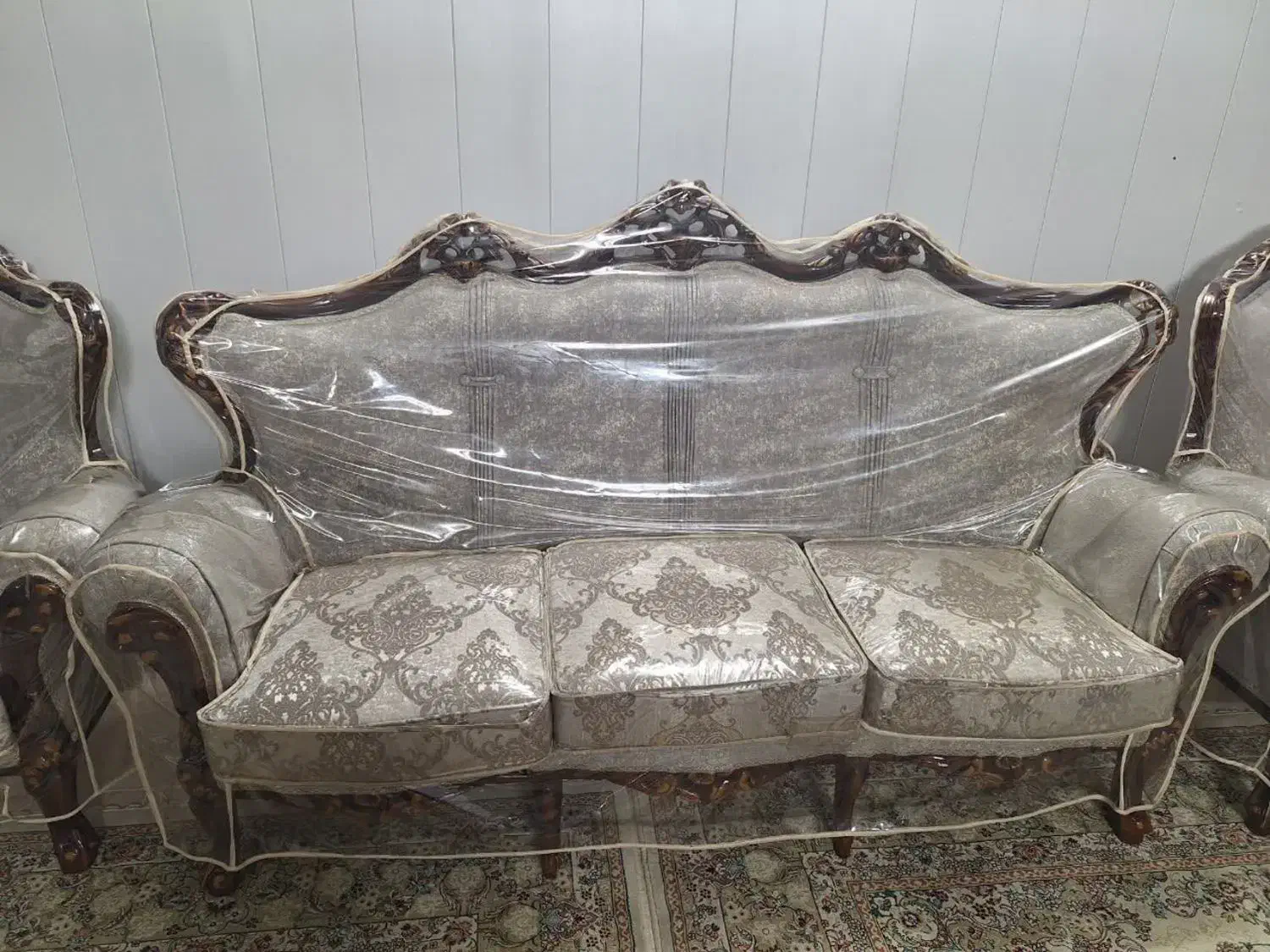 مبلمان سلطنتی 7 نفره راش|مبلمان خانگی و میز عسلی|ورامین, ورامین|دیوار