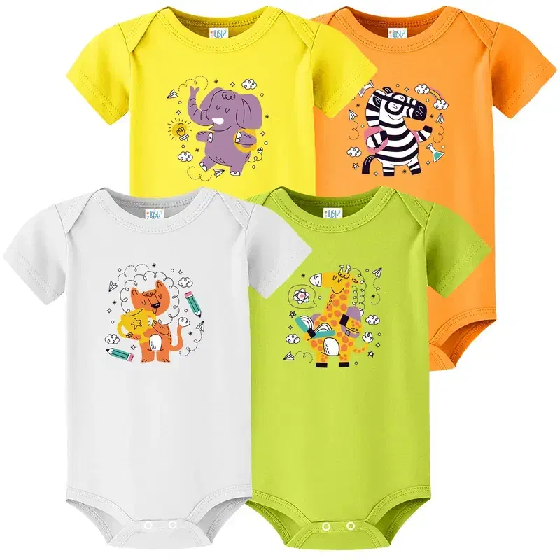 بادی نوزادی مجموعه چهار عددی|کفش و لباس بچه|خرمآباد (تنکابن), |دیوار