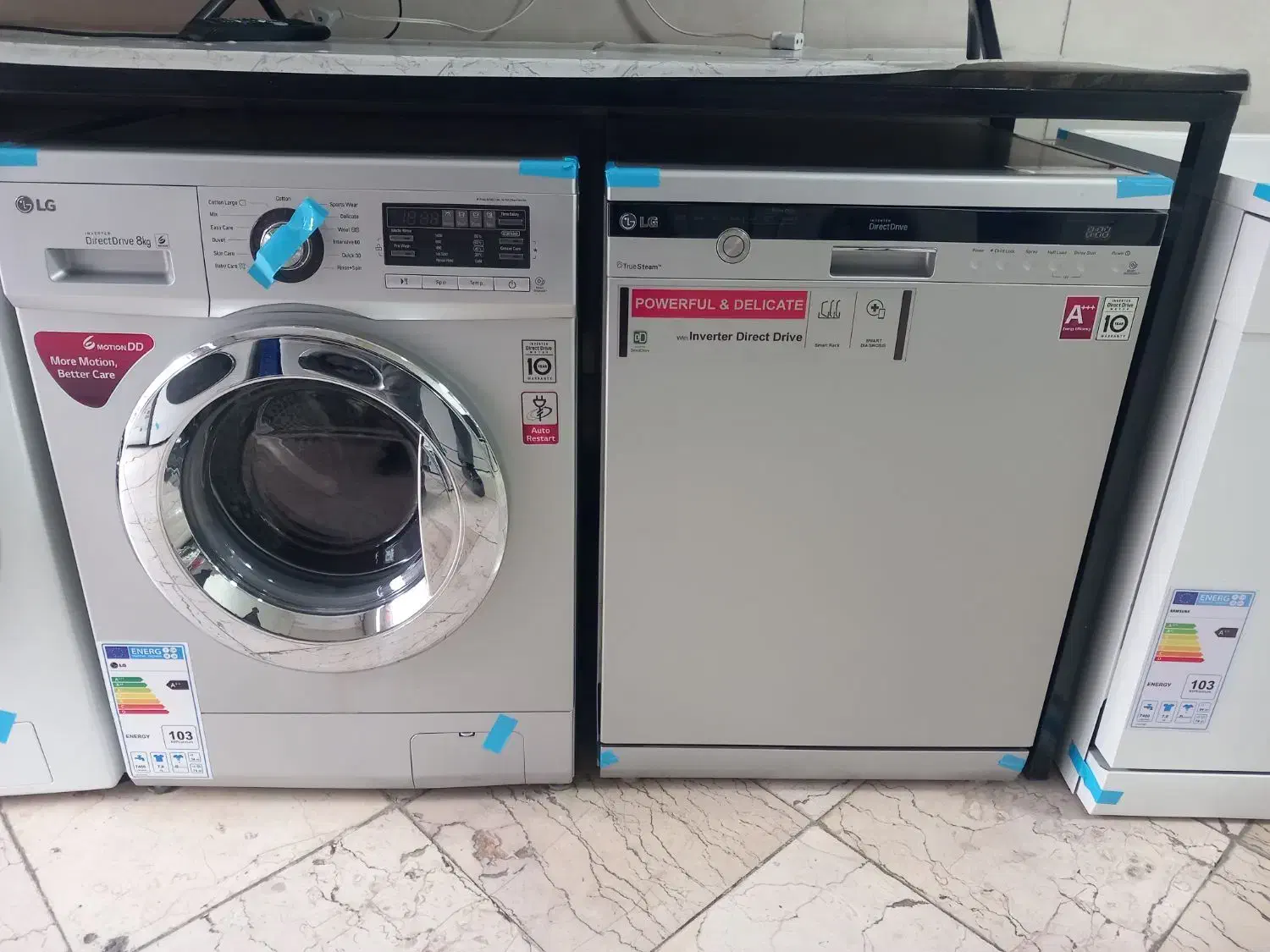 ماشین لباسشویی ۸ کیلویی ال جی ست ظرفشویی سیلور|ماشین لباسشویی و خشککن لباس|تهران, تولید دارو|دیوار