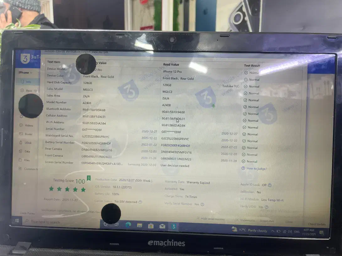 آیفون ۱۲ پرو رزگلد دو سیم M ZAA|موبایل|ارومیه, |دیوار