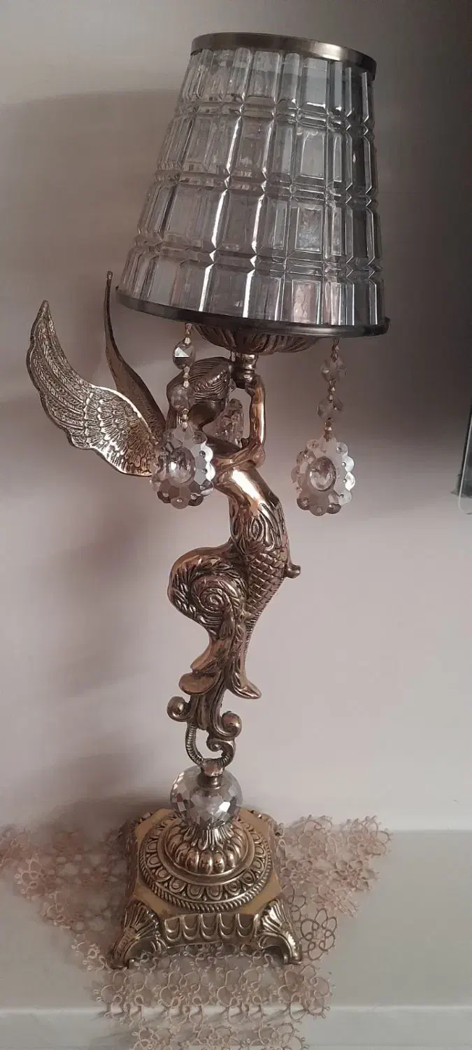 یک جفت لاله فرشته برنج اصل|لوستر و چراغ آویز|تهران, ارامنه|دیوار