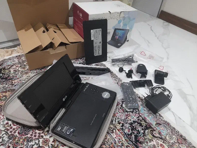 دی وی دی پلیر پرتابل فلش خور ال جی اصل|پخشکننده DVD و ویدیو|تهران, شهرک پرواز|دیوار